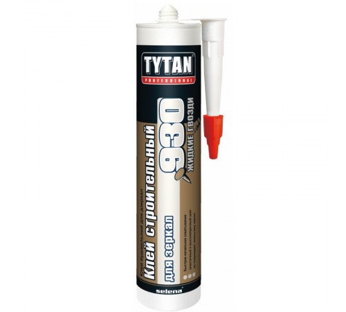 TYTAN PROFESSIONAL / ТИТАН ПРОФЕШИОНАЛ клей строительный, жидкие гвозди №930, для зеркал, бежевый (380гр) TYTAN PROFESSIONAL / ТИТАН ПРОФЕШИОНАЛ клей строительный, жидкие гвозди №930, для зеркал, бежевый (380гр)