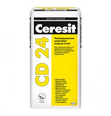 ЦЕРЕЗИТ CD 24 шпатлевка для бетонных и железобетонных поверхностей, до 5 мм (25кг)