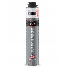 KUDO PROFF ABSOLUT XPRESS 70+ / КУДО ПРОФФ АБСОЛЮТ ЭКСПРЕСС 70+ пена полиуретановая монтажная профессиональная (1000мл)