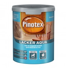 PINOTEX LACKER AQUA 10 / ПИНОТЕКС ЛАКЕР АКВА 70 лак на водной основе для мебели и стен, д/вн.работ, глянцевый 1л