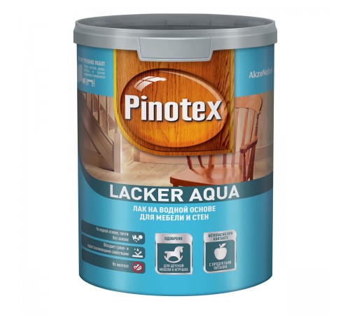 PINOTEX LACKER AQUA 10 / ПИНОТЕКС ЛАКЕР АКВА 70 лак на водной основе для мебели и стен, д/вн.работ, глянцевый 1л PINOTEX LACKER AQUA 10 / ПИНОТЕКС ЛАКЕР АКВА 70 лак на водной основе для мебели и стен, д/вн.работ, глянцевый 1л