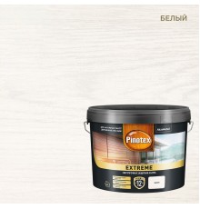 PINOTEX EXTREME / ПИНОТЕКС ЭКСТРИМ лазурь для дерева сверхпрочная на гибридной основе белый 9л