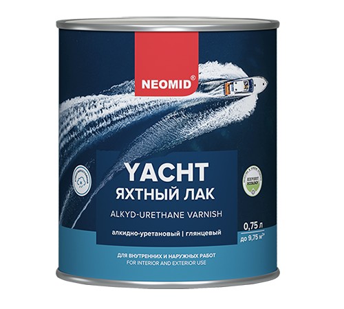 NEOMID лак яхтный алкидно-уретановый, глянцевый (0,75л)