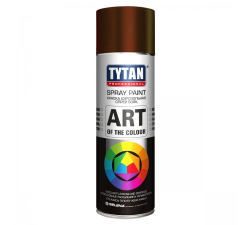TYTAN PROFESSIONAL ART OF THE COLOR / ТИТАН ПРОФЕШИОНАЛ АРТ ОФ ВЕ КОЛОР краска аэрозольная, RAL8017, коричневый (400мл)