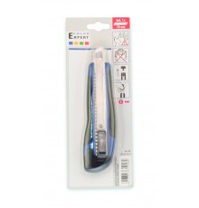 COLOR EXPERT / КОЛОР ЭКСПЕРТ 95651099/95651037 нож с отлам.лезв,пластик/резина, метал.направл. 2к ручка (18мм)