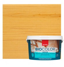 NEOMID BIO COLOR AQUA / НЕОМИД БИО КОЛОР АКВА защитная декоративная пропитка на акриловой основе, золотая сосна (0,9л)