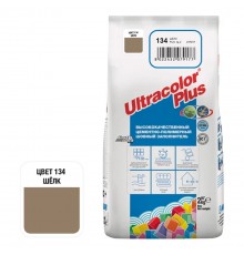 ULTRACOLOR PLUS №134 затирка для швов с водоотталкивающим и антигрибковым эффектом, шелк (2кг)