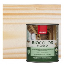 NEOMID BIO COLOR CLASSIC / НЕОМИД БИО КОЛОР КЛАССИК защитная декоративная пропитка на алкидной основе, бесцветный (0,9л)