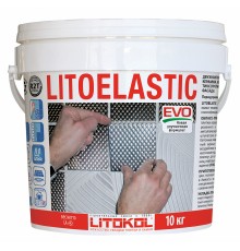 LITOKOL LITOELASTIC EVO клей реактивный, двухкомп. эластичный для плитки, мозаики (9+1кг)