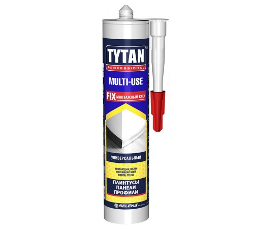 TYTAN PROFESSIONAL MULTI-USE / ТИТАН ПРОФЕШИОНАЛ МУЛЬТИ ЮЗ клей монтажный, каучуковый для наружных и внутренних работ (310мл)