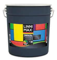 LINNIMAX / ЛИННИМАКС эмаль алкидная универсальная для наружных и внутренних работ шелковисто-матовая база 1 (9л)