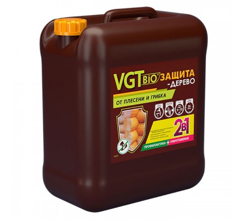 VGT BIO / ВГТ БИО ЗАЩИТА ДЕРЕВО антисептик от плесени и грибка, 2 в 1 уничтожение и профилактика (0,5кг)