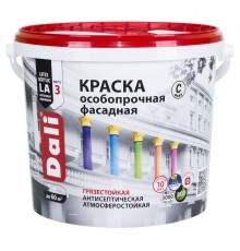 DALI / ДАЛИ краска особопрочная фасадная акриловая глубокоматовая база С 5 л
