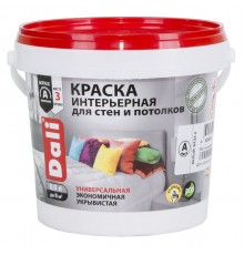 DALI / ДАЛИ краска интерьерная для стен и потолков акриловая глубокоматовая база А 0,9 л