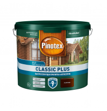 PINOTEX CLASSIC PLUS / ПИНОТЕКС КЛАССИК ПЛЮС пропитка-антисептик, быстросохнущая 3 в 1, палисандр 2,5л