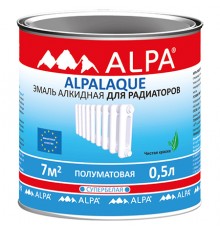 ALPA АЛЬПАЛАК эмаль для радиаторов, белая, п мат (2,5л)
