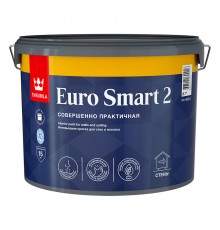 TIKKURILA EURO SMART 2 краска интерьерная для стен и потолка (9л)