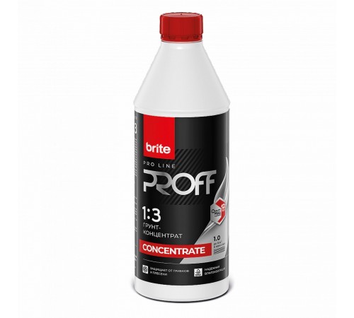 BRITE PROFESSIONAL / БРАЙТ ПРОФЕССИОНАЛ грунт-концентрат влагозащитный 1:3 (0,9л) BRITE PROFESSIONAL / БРАЙТ ПРОФЕССИОНАЛ грунт-концентрат влагозащитный 1:3 (0,9л)