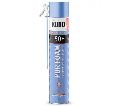KUDO HOME 50+ / КУДО ХОУМ 50+ пена полиуретановая монтажная бытовая всесезонная (1000мл) KUDO HOME 50+ / КУДО ХОУМ 50+ пена полиуретановая монтажная бытовая всесезонная (1000мл)