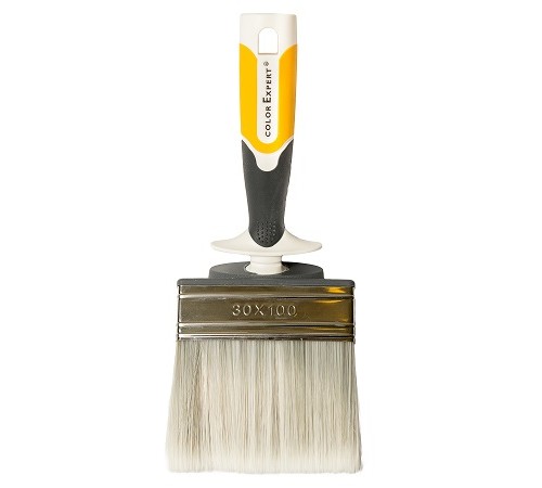 COLOR EXPERT / КОЛОР ЭКСПЕРТ 83171299/83171202 макловица д/лаков и эмалей,синт.щет,3к жёлт. ручка (120мм х 30мм)