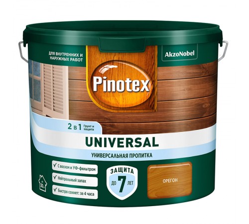 PINOTEX UNIVERSAL / ПИНОТЕКС УНИВЕРСАЛ пропитка 2 в 1, орегон 2,5л