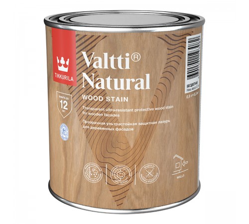 TIKKURILA ВАЛТИ НАТУРАЛ антисептик, п гл (0,9л)