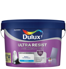 DULUX ULTRA RESIST ГОСТИНЫЕ И ОФИСЫ / ДЮЛАКС УЛЬТРА РЕЗИСТ ГОСТИНЫЕ И ОФИСЫ краска интерьерная ультрастойкая матовая база BC 2,25л