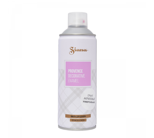 SIANA PROVENCE / СИАНА ПРОВАНС грунт акриловый аэрозольный серый 520мл SIANA PROVENCE / СИАНА ПРОВАНС грунт акриловый аэрозольный серый 520мл