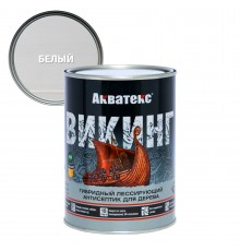 Акватекс Викинг антисептик для дерева гибридный, лессирующий, полуматовый, белый (0,75л) new