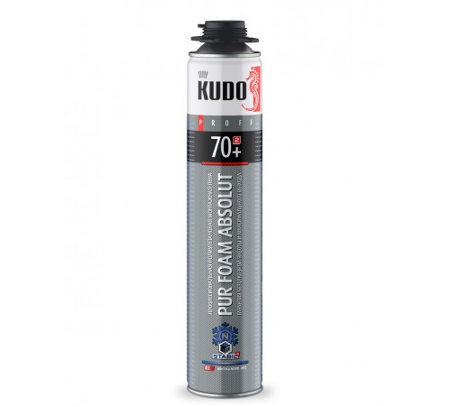 KUDO PROFF 70+ ARKTIKA NORD / КУДО ПРОФФ 70+ АРКТИКА НОРД пена полиуретановая монтажная (1000мл) KUDO PROFF 70+ ARKTIKA NORD / КУДО ПРОФФ 70+ АРКТИКА НОРД пена полиуретановая монтажная (1000мл)