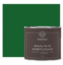 Master Good Эмаль ПФ-115 алкидная универсальная, зеленая (2,7кг)