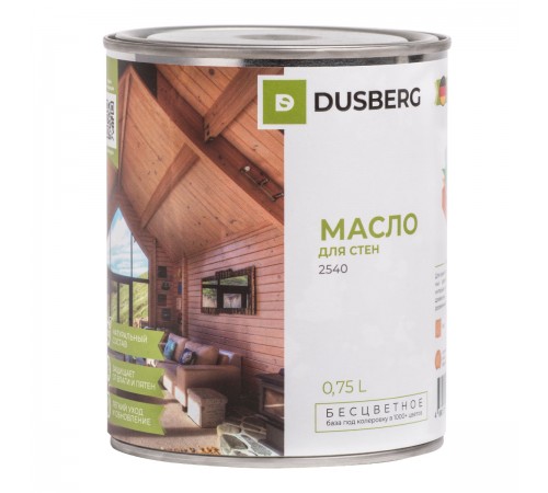 DUSBERG / ДЮСБЕРГ масло для стен для внутренних работ, бесцветный 2540 (0,75л)