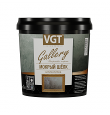 VGT GALLERY / ВГТ ГАЛЛЕРИ МОКРЫЙ ШЕЛК штукатурка декоративная, база жемчуг №6 (1кг)