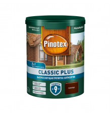 PINOTEX CLASSIC PLUS / ПИНОТЕКС КЛАССИК ПЛЮС пропитка-антисептик, быстросохнущая 3 в 1, палисандр 0,9л
