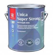 TIKKURILA UNICA SUPER STRONG EP лак универсальный износостойкий, высокоглянцевый (2,7л)