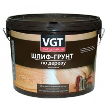 VGT / ВГТ ВД-АК-0301 шлиф-грунт по дереву, акриловый, для пола, мебели перед лакировкой (0,9кг)