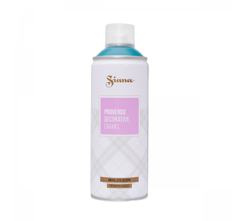 SIANA PROVENCE / СИАНА ПРОВАНС эмаль для декора акриловая аэрозольная сатиновая водная синь 520мл SIANA PROVENCE / СИАНА ПРОВАНС эмаль для декора акриловая аэрозольная сатиновая водная синь 520мл