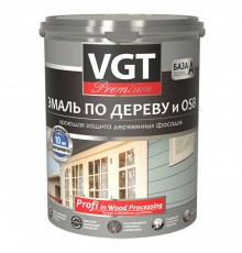 VGT PREMIUM / ВГТ ПРЕМИУМ ВД-АК-1179 ПРОФИ эмаль по дереву акриловая, полуматовая, охра (2,5кг)