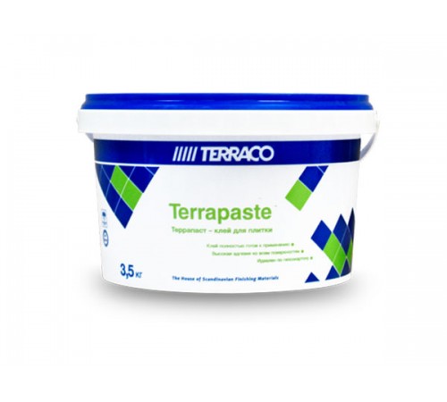 TERRACO ТЕРРАПАСТ клей для плитки на акриловой основе (3,5кг) TERRACO ТЕРРАПАСТ клей для плитки на акриловой основе (3,5кг)