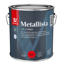 TIKKURILA METALLISTA краска по ржавчине 3 в 1, глянцевая, база С (2,3л)