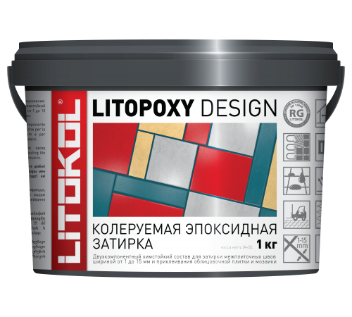 LITOKOL LITOPOXY DESIGN колеруемый эпоксидный состав (1кг) LITOKOL LITOPOXY DESIGN колеруемый эпоксидный состав (1кг)