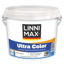 LINNIMAX ULTRA COLOR / ЛИННИМАКС УЛЬТРА КОЛОР краска для стен потолков обоев водно-дисперсионная латексная для внутренних работ матовая база 1 (2,5л)
