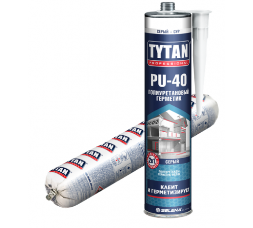 TYTAN PROFESSIONAL PU 40 / ТИТАН ПРОФЕШИОНАЛ ПУ 40 герметик полиуретановый, коричневый (600мл)