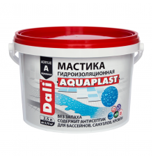 DALI AQUAPLAST / ДАЛИ АКВАПЛАСТ мастика гидроизоляционная универсальная акриловая голубой 2,5 л