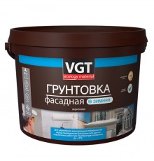 VGT / ВГТ ВД-АК-0301 грунтовка фасадная зимняя, для наружных работ при отрицательных температурах (10кг)