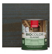 NEOMID BIO COLOR CLASSIC / НЕОМИД БИО КОЛОР КЛАССИК защитная декоративная пропитка на алкидной основе, палисандр (0,9л)