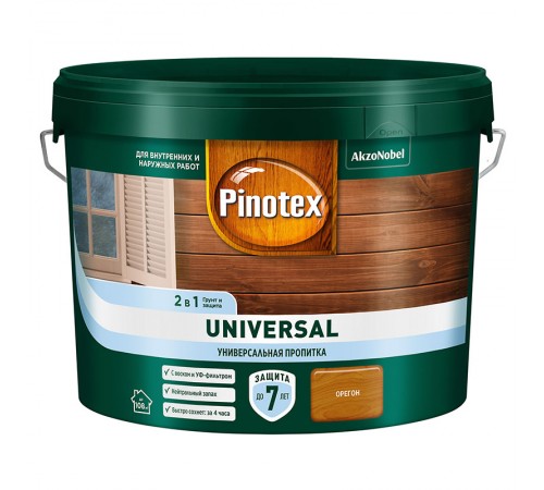 PINOTEX UNIVERSAL / ПИНОТЕКС УНИВЕРСАЛ пропитка 2 в 1, орегон 9л