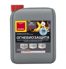 NEOMID 001 SUPERPROFF огнебиозащита 1 группа по ГОСТ Р 53292-2009, класс КМ1, бесцветный (12кг)