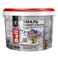 DALI / ДАЛИ эмаль универсальная акриловая атмосферостойкая полуматовая база С 2,2 кг