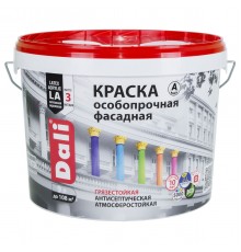 DALI / ДАЛИ краска особопрочная фасадная акриловая глубокоматовая база А 9 л